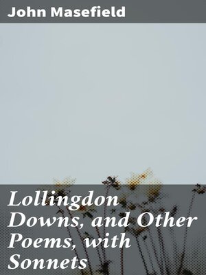 cover image of Lollingdon Downs, and Other Poems, with Sonnets